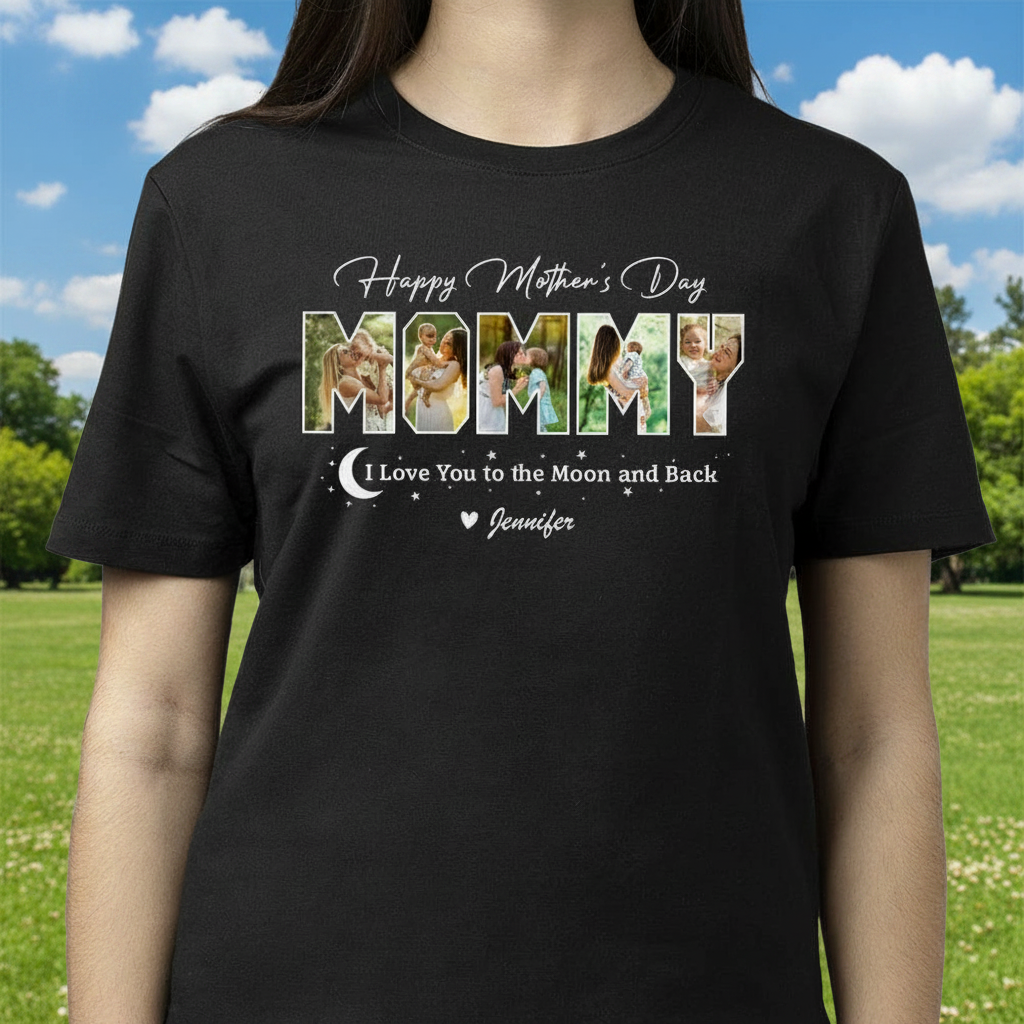 Custom Happy Mothers Day Love T-Shirt — Gift for Mom UVK43