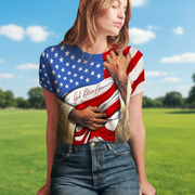 Custom Love God Bless America T-Shirt — Patriotic Gift GHZMR