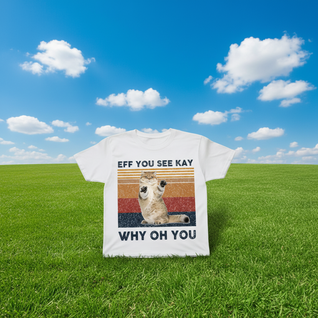 Custom Cat Eff You See T-Shirt — Gift for Cat Lovers EDVKM