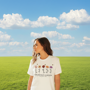 Custom Grandmas Garden Love Grows T-Shirt — Gift for Mom MPUJC