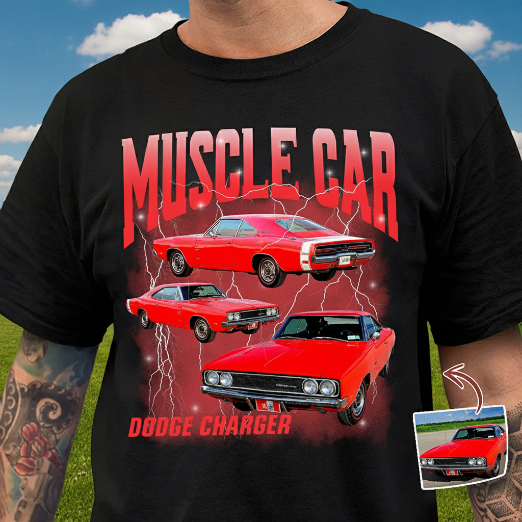 Custom Favorite Car Lover T-Shirt — Custom Gift 5VZ99