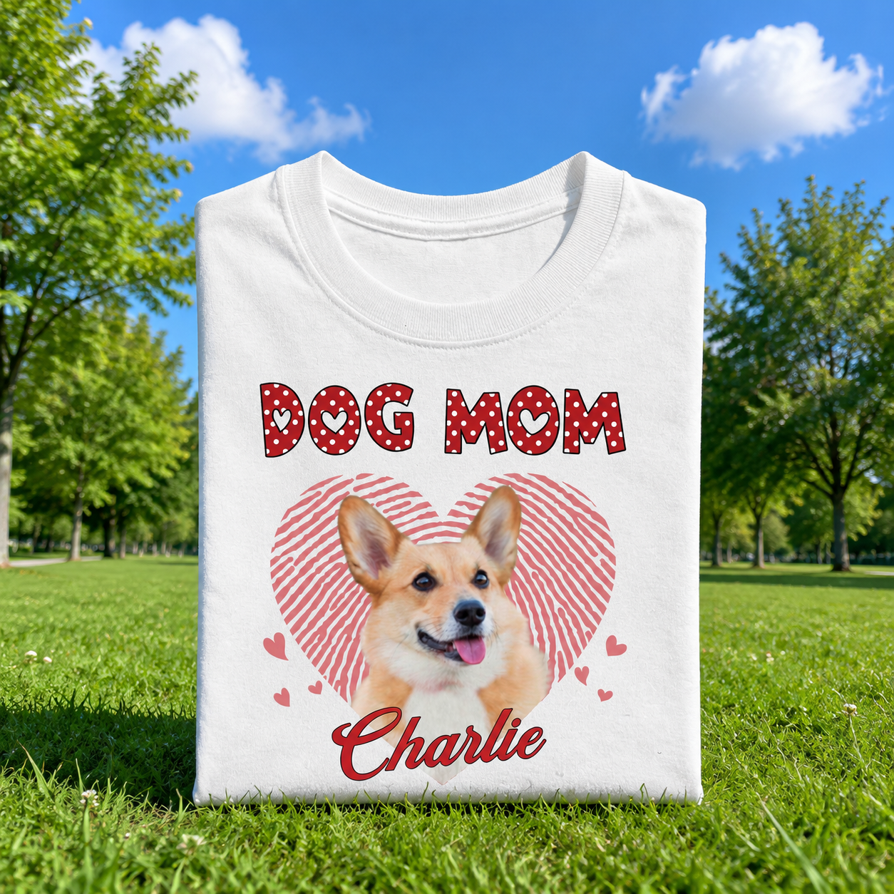Custom Dog Mom Cat C550v3 T-Shirt — Gift for Mom BV6GA