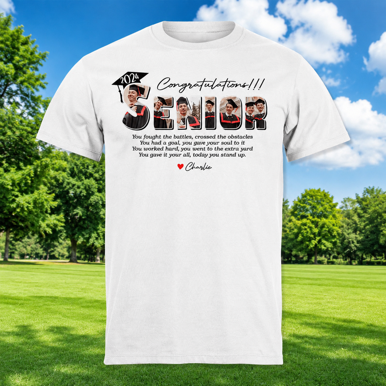 Custom Senior Graduation T-Shirt — Custom Gift KGHXH