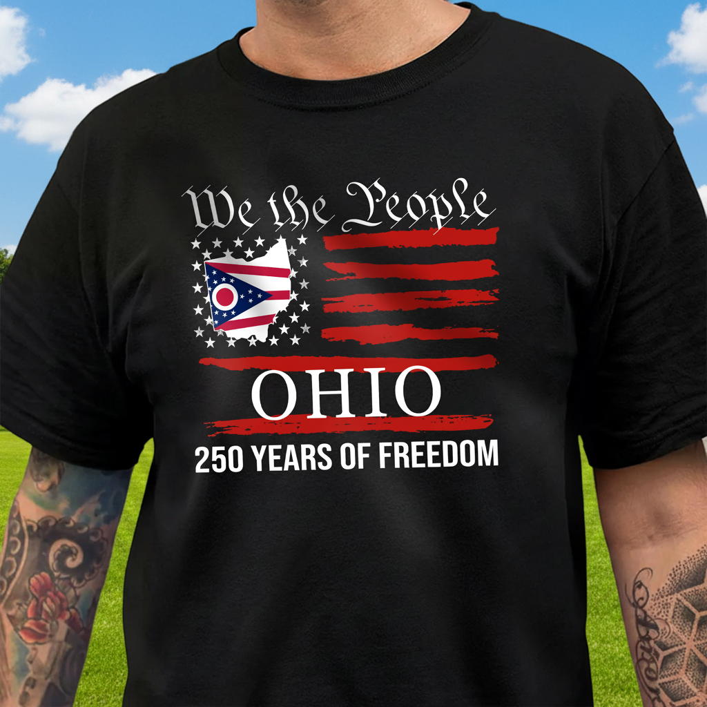 Custom Vth State Celebrating America T-Shirt — Patriotic Gift S794S