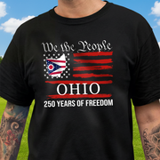 Custom Vth State Celebrating America T-Shirt — Patriotic Gift S794S