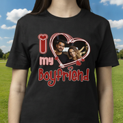 Custom Love Him Valentine Dark T-Shirt — Custom Gift SZAKP