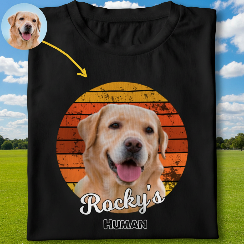 Custom Lh98 Dog Vintage Retro T-Shirt — Gift for Dog Lovers X7HSG