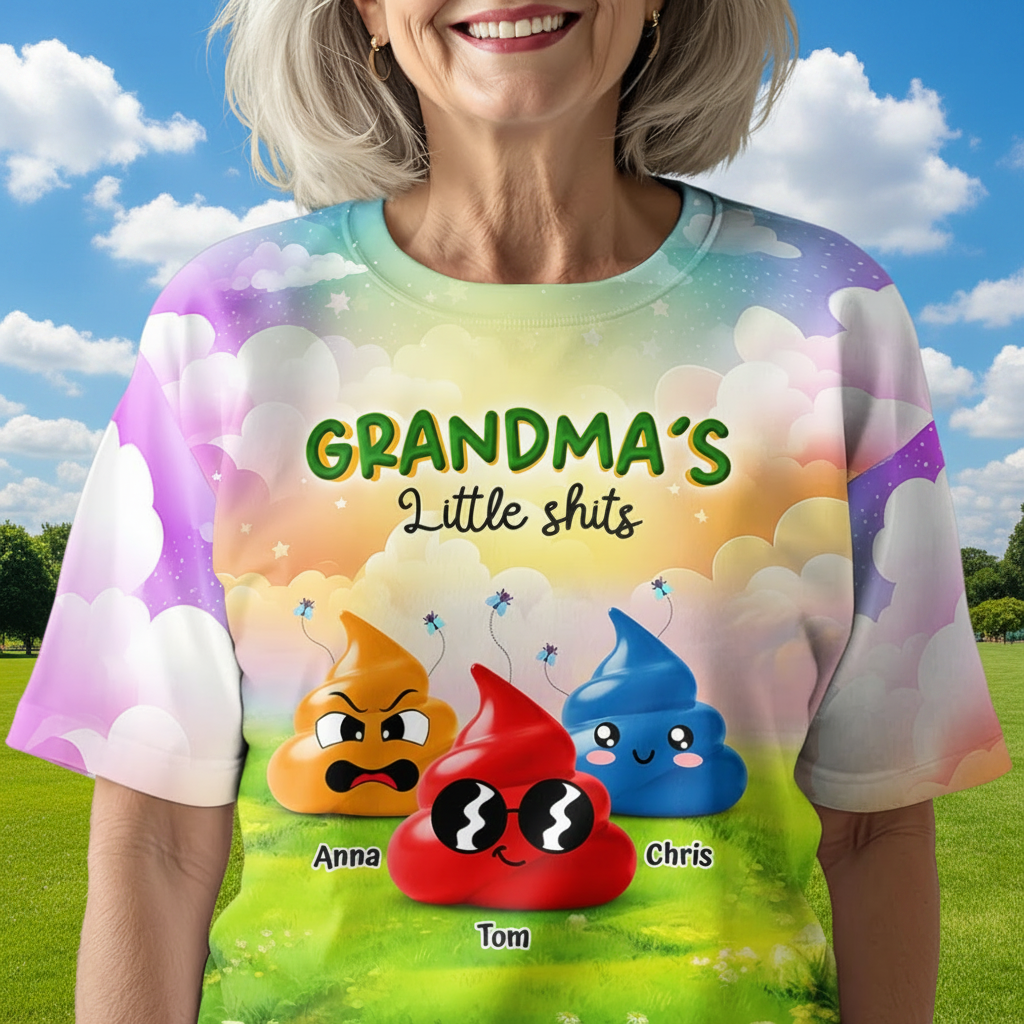Custom Vtc Grandmas Little Sh T-Shirt — Gift for Mom CVGB7