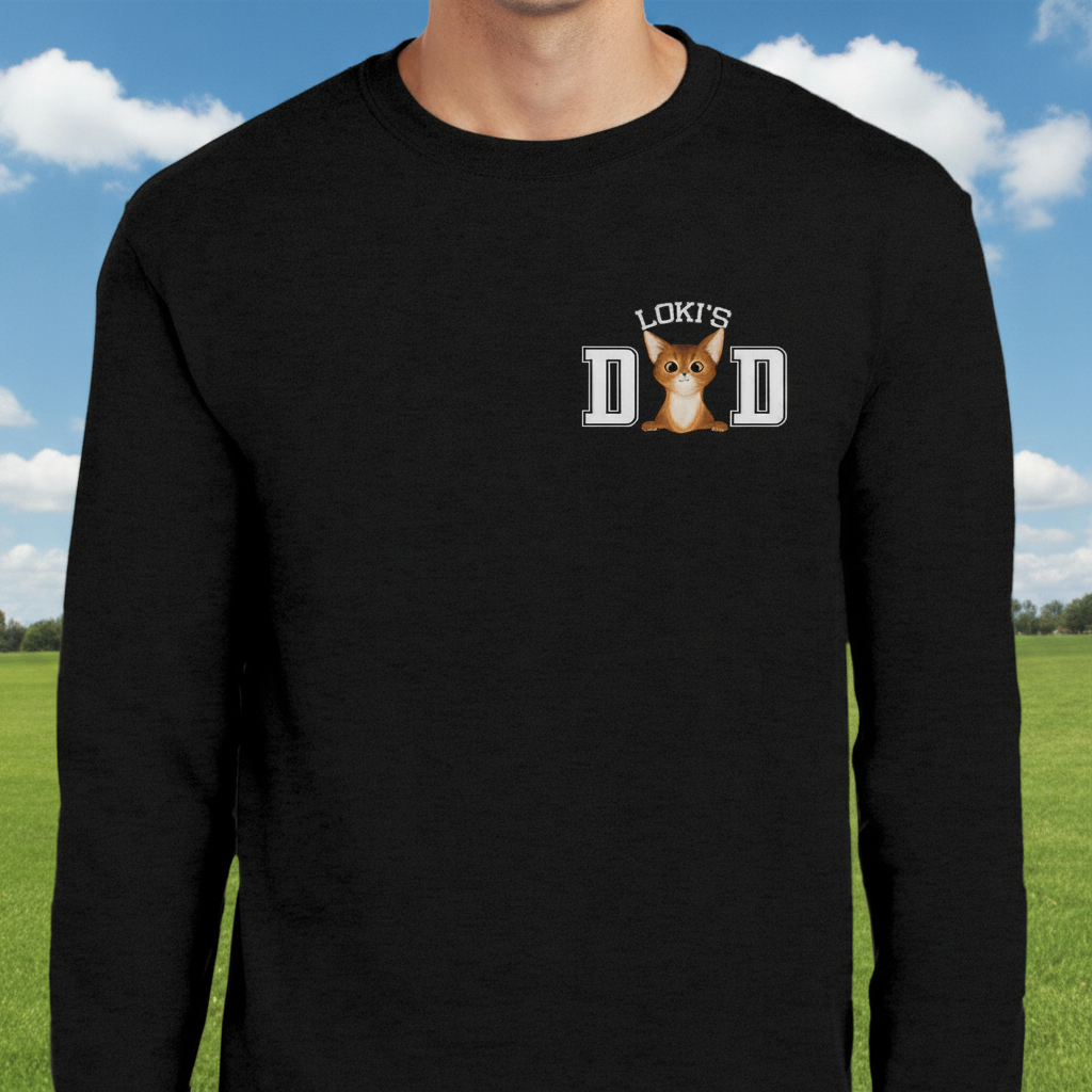 Custom Name Cat T-Shirt — Gift for Cat Lovers 4R48E