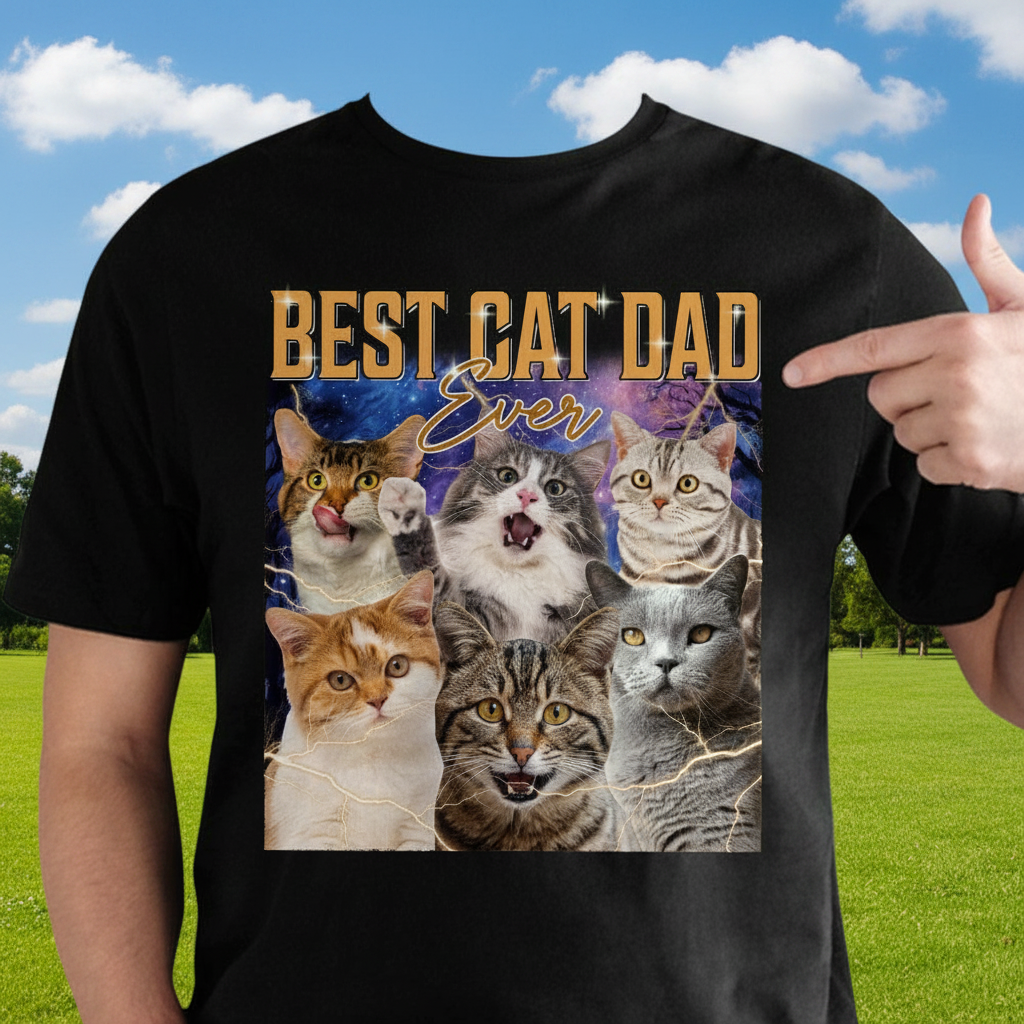 Custom Cat Lover T-Shirt — Gift for Cat Lovers FKTEU