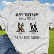 Custom Human Servant Dog Bright T-Shirt — Gift for Dog Lovers 9RJ6R