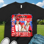 Custom Senior Class Graduation Dark T-Shirt — Custom Gift YN2NW