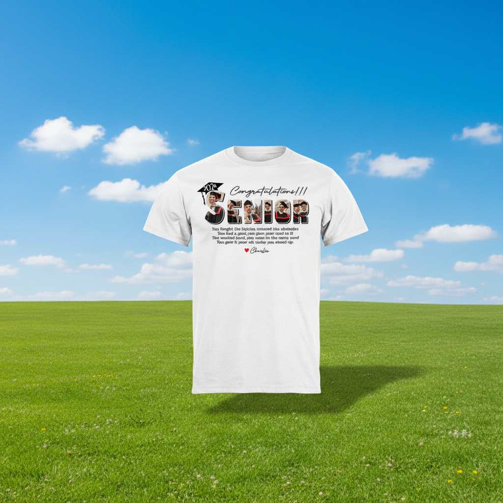 Custom Senior Graduation T-Shirt — Custom Gift F5TU3