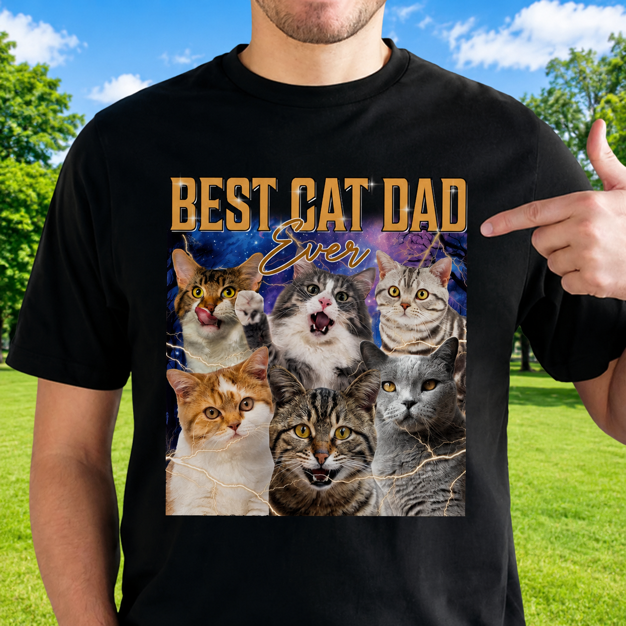 Custom Cat Lover T-Shirt — Gift for Cat Lovers YDRFC