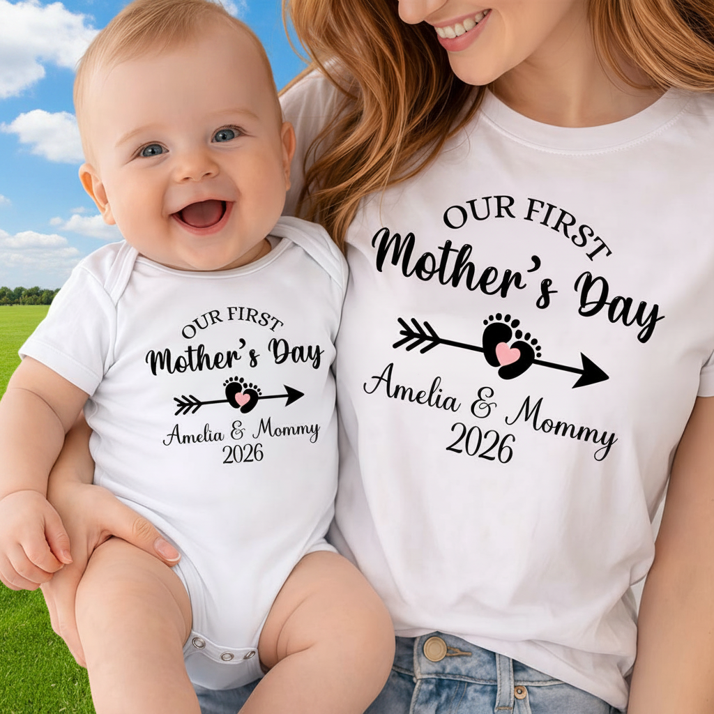 Custom Vth Personalised Our First T-Shirt — Gift for Mom 62TRB