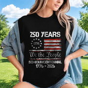 Custom America 250th Anniversary United T-Shirt — Patriotic Gift S4QN7