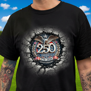 Custom Usa Eagles 250th Anniversary T-Shirt — Patriotic Gift RNCNK