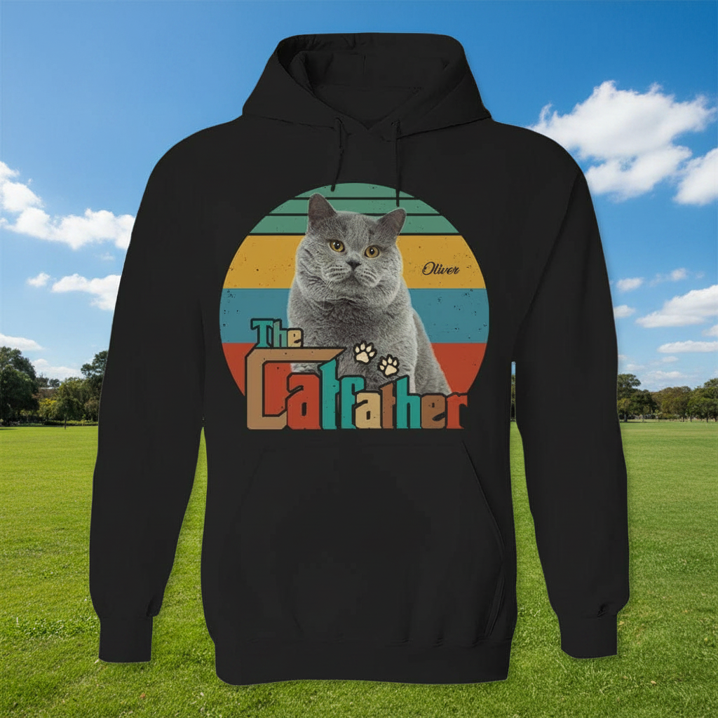 Custom Cat Father T-Shirt — Gift for Dad 7XNRY
