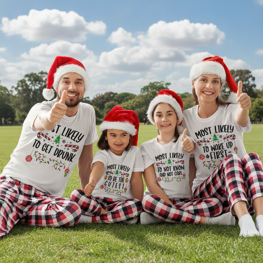 Custom Customize Quote Most Likely T-Shirt — Christmas Gift JAJ88