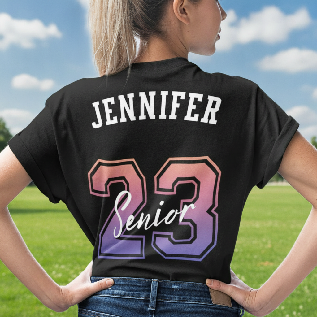 Custom Class Senior Backside C394 T-Shirt — Custom Gift KBNQH