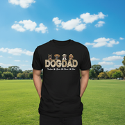 Custom Dog Dad Vintage Map T-Shirt — Gift for Dad ENESN