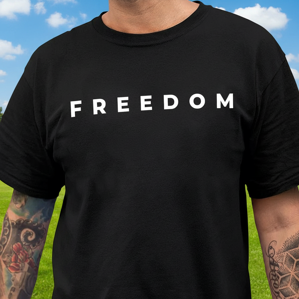 Custom Mha Charlie Kirk Freedom T-Shirt — Custom Gift EB8M3