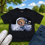 Custom Dog Astronut Image T-Shirt — Gift for Dog Lovers P62GF