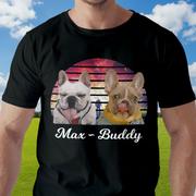 Custom Dog Cat Multiple Background T-Shirt — Gift for Cat Lovers DGR63