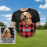 Custom Na96 Petpocket Photocustom T-Shirt — Gift for Pet Lovers M78PD