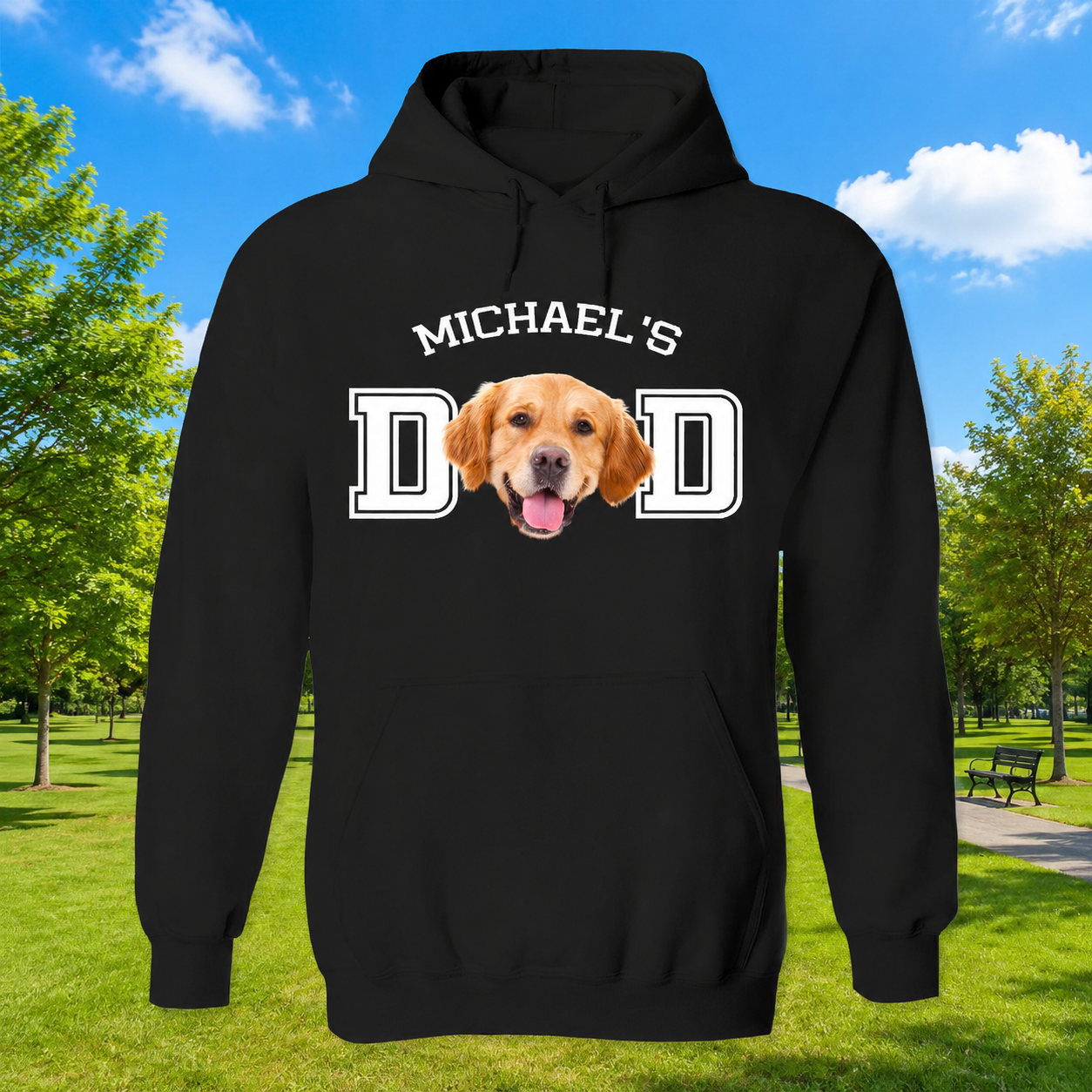 Custom Dog Cat Dad Mom T-Shirt — Gift for Dad DQECZ