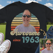 Custom Ah97 Vintage Retro Awesome T-Shirt — Custom Gift EZ4K3