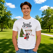 Custom Meowy Catmas Cat T-Shirt — Gift for Cat Lovers XSVHK