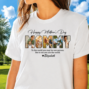 Custom Happy Mothers Day My T-Shirt — Gift for Mom 4BVKU