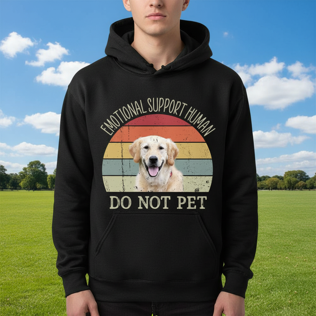 Custom Emotional Support Human Do T-Shirt — Gift for Cat Lovers KFH7P