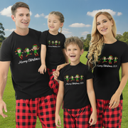 Custom Face Family Merry Christmas T-Shirt — Family Gift EKZHC