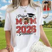 Custom Proud Mom Dad Graduate T-Shirt — Gift for Dad HMWCD