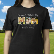 Custom Happy Mothers Day Dog T-Shirt — Gift for Mom ZRRGN