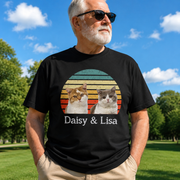 Custom Cat Vintage Retro T-Shirt — Gift for Cat Lovers YGVCM