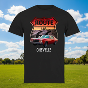 Custom Route Vintage Car T-Shirt — Custom Gift AGFYS