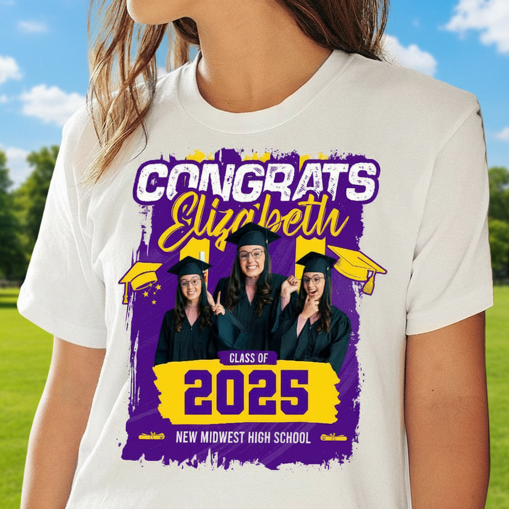 Custom Congrats You Graduation T-Shirt — Custom Gift 73QF9
