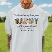 Custom Happy Fathers Day My T-Shirt — Gift for Dad KPWKV