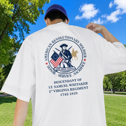Custom Descendant Patriot Honor Service T-Shirt — Custom Gift WYR5V