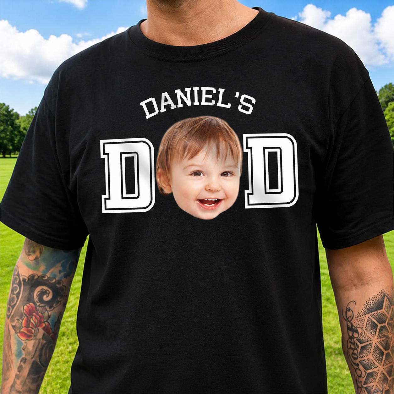Custom Mha Kid Dad Fathers T-Shirt — Gift for Dad R2SFD
