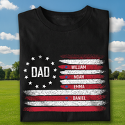 Custom Nlhl American Dad Kids Garden Flag — Gift for Dad MJQ6V