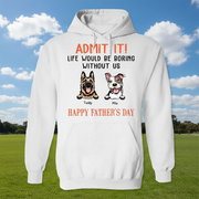 Custom Happy Fathers Day Admit T-Shirt — Gift for Dad EG4JE