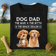 Custom Dog Dad Myth Snack T-Shirt — Gift for Dad 9HF38