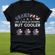 Custom Grandpaw Dog Cat Pet T-Shirt — Gift for Dad FMC4P