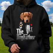 Custom Dogfather Gentlemen Dog Dad T-Shirt — Gift for Dad NAXYX