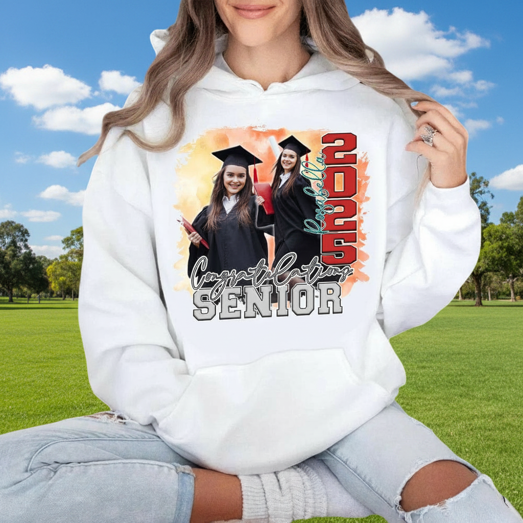 Custom Congratulations Senior Graduation Bright T-Shirt — Custom Gift 9EN73