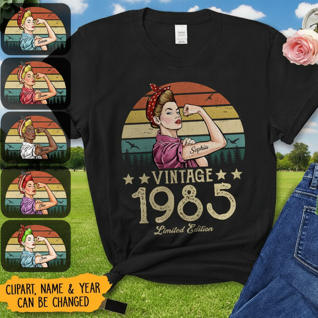 Custom Vintage Limited Edition Mothers T-Shirt — Gift for Mom FPGKK